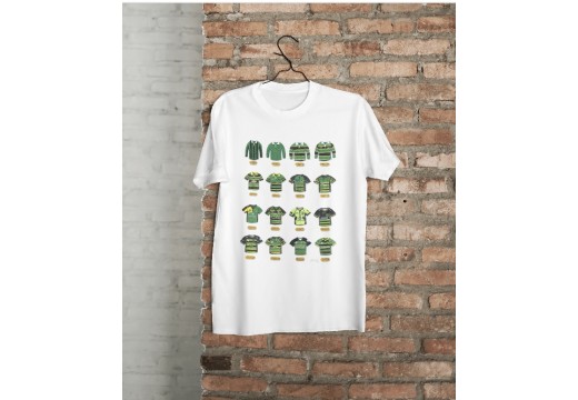 Northampton Saints Retro Art Rugby Union Shirts T-Shirt